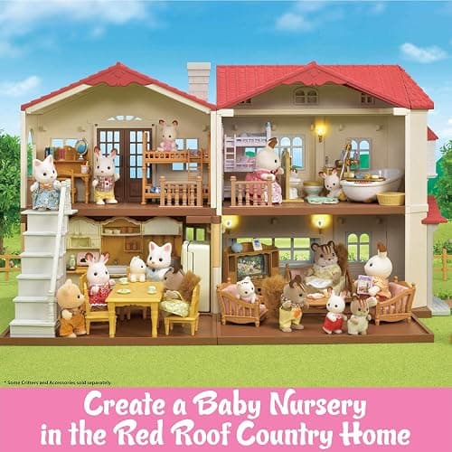Calico Critters Triple Baby Bunk Beds - Dollhouse Furniture Set for Ages 3+ thumbnail 7