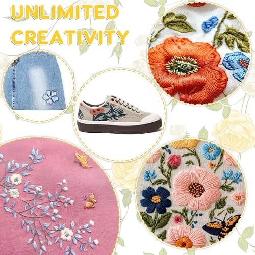 10 PCS A4 Stick and Stitch Embroidery Paper, Water Soluble Stabilizer for Embroidery, Blank Water Soluble Embroidery Paper, Printable Transfer Paper for Hand & Embroidery Machine, 8.3"x11.7" thumbnail 4