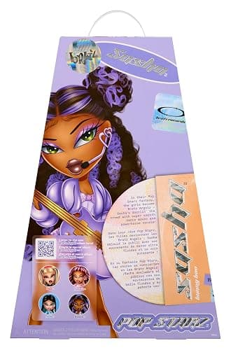 Bratz Pop Starz Sasha Fashion Doll with Accessories and Charm thumbnail 9