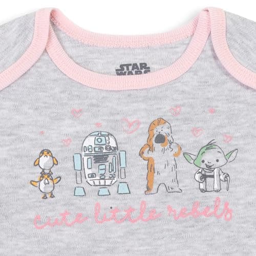 STAR WARS The Mandalorian The Child 5 Pack Short Sleeve Baby Bodysuits Newborn to Infant thumbnail 7