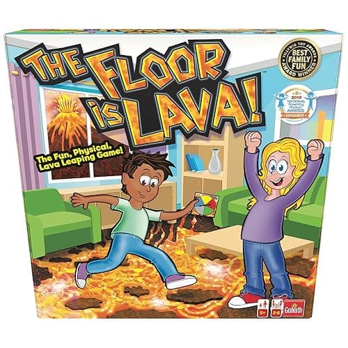 The Original The Floor is Lava! Game by Endless Games - Interactive Game For Kids And Adults - Promotes Physical Activity - Indoor And Outdoor Safe - Classic Edition