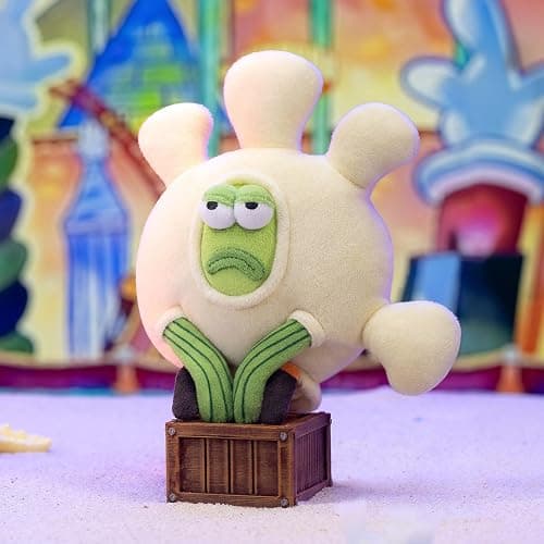 POP MART Spongbob Residents of Bikini Bottom-Whimsical Plush Part2, Blind Box Keychain – Plush Pendant, Bag Charm, Collectible Holiday Birthday Gift, Single Box thumbnail 2