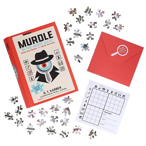 Murdle in the Hedge Maze 500-Piece Jigsaw Puzzle thumbnail 3