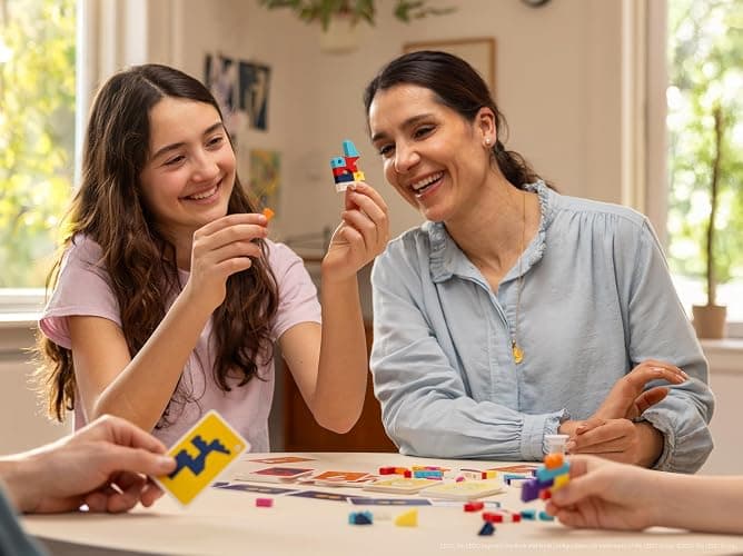 Asmodee Brick Like This! The Official Lego Party Game - A Fast, Fun Building Game for Families, Kids, Teens & Adults, Ages 7+, 2-8 Players, 15 Minute Playtime | A Fast, Fun Building Game for Families, Kids, Teens & Adults, Ages 7+, 2-8 Players, 15 Minute Playtime thumbnail 2