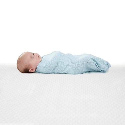SwaddleMe by Ingenuity Compression Swaddle Pod, Two-Way Zipper for Easy Changes, Improves Sleep & Calms Startle Reflex, 0-2 Months, 2-Pack - Dino Jam - Dino Jam thumbnail 13