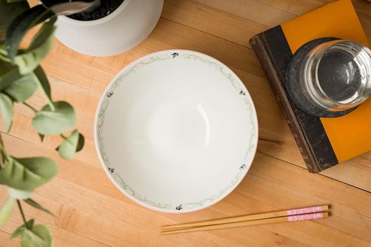 Silver Buffalo The Powerpuff Girls Featuring Bubbles, Blossom, and Buttercup Ceramic Ramen Noodle Rice Bowl with Chopsticks, Microwave Safe, 30 Ounces thumbnail 2