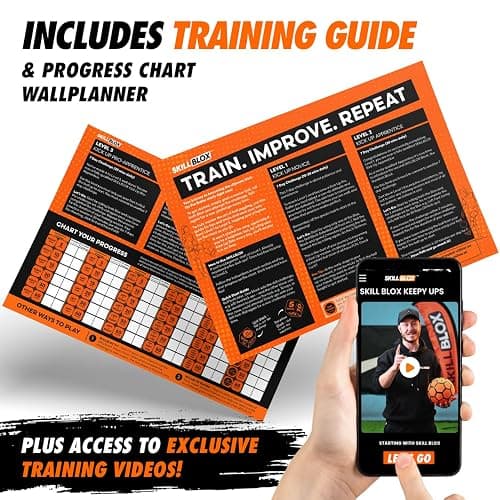 SKILL BLOX Football Keepy Up Training Dice (2 pcs) | Football Gifts for Boys & Girls 9-12 | Training Equipment, Teenage Boy Gifts for 8 9 10 11 12 Year Old | (KEEPY UP DICE) thumbnail 7
