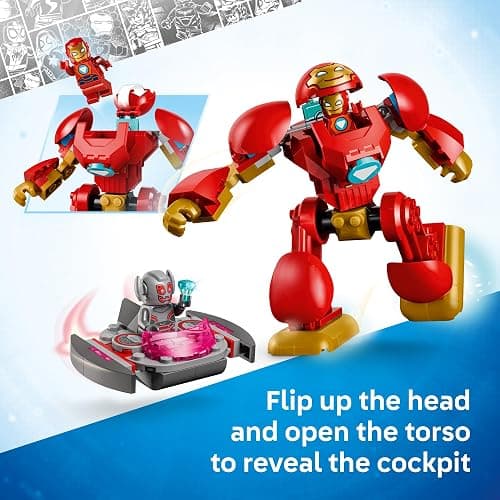 LEGO Marvel Iron Man and His Awesome Friends Ultron vs. Iron Man 11209 | Preschool Building Toys for Boys & Girls, Ages 4+, Marvel Action Figures, Sturdy Build for Pretend Play, 96 pieces, Gift Idea thumbnail 5
