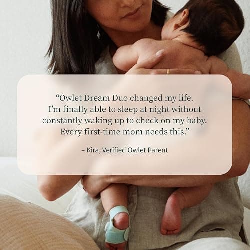 Owlet Dream Duo – FDA-Cleared Smart Baby Monitor with Sock & HD Video Cam 2K HD Video, Cry & Motion Alerts, Temp Monitoring thumbnail 10