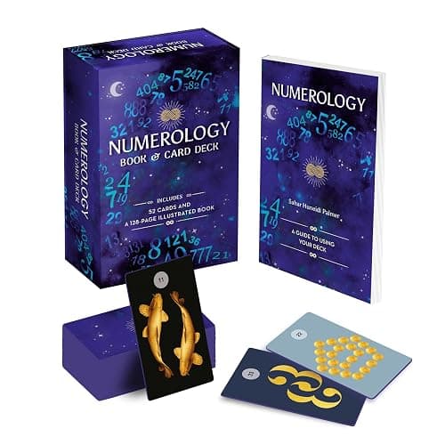 Numerology Book & Card Deck: Includes 52 cards and a 128-page illustrated book (Arcturus Oracle Kits) - Image 1