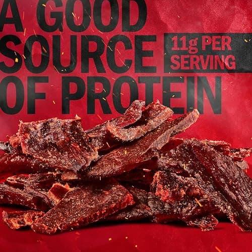 Jack Link's Teriyaki Beef Jerky - (2 Pack) 9 oz Bag - Ready to Eat Protein Snacks - 11g Protein per Serving - Made with 100% Real Beef thumbnail 4