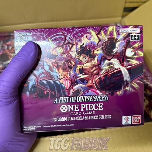OP11 Booster Box English A Fist of Divine Speed Booster Box Display Factory Sealed for OP11 One Piece English TCG (24 Packs) thumbnail 7