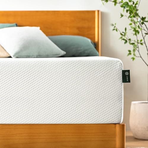 ZINUS 10 Inch Queen Green Tea Memory Foam Mattress [New Version], Fiberglass Free, Medium Firm Feel, Zoned Pressure Relief, Certified Safe Foams & Fabric, Mattress in A Box - Image 1
