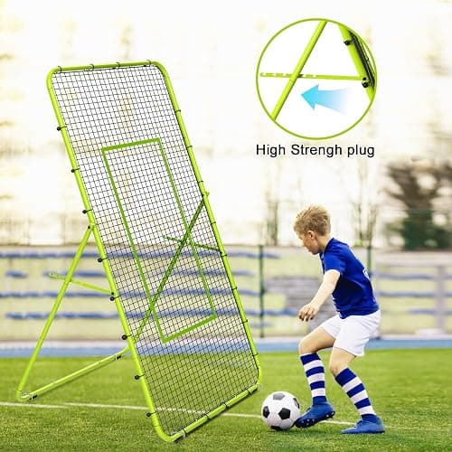 7x4 FT Volleyball Rebounder, Outdoor Volleyball Net Hitting Serving Passing Spike Practice,Volleyball Training Equipment with Strike Zone for Lacrosse, Baseball,Soccer,Tennis thumbnail 5