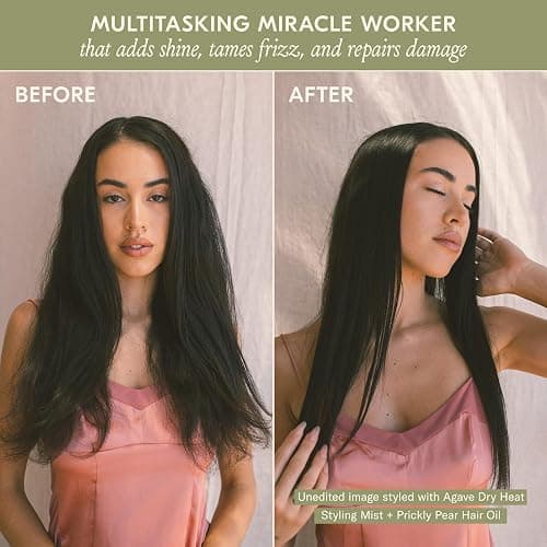 DAE Prickly Pear Hair Oil - Smooths Frizz, Hydrates, Prevents Breakage, Detangles, & Adds Shine (1.7 oz) thumbnail 5