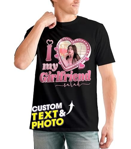 JIX & JOKY Custom Your Own Bootleg Rap Tee Custom Girlfriend Face Shirt for Boyfriend Vintage Birthday Valentine Shirt - Image 1