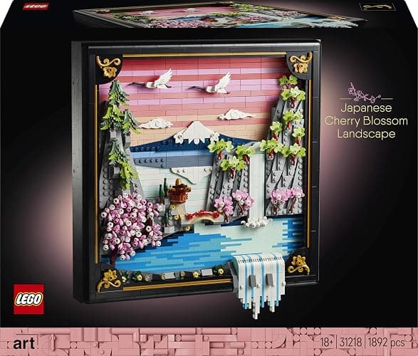 Lego 31218 Lego Art Japanese Scenery Toy Birthday Present Block Men Women Painting Art Interior Stylish thumbnail 11