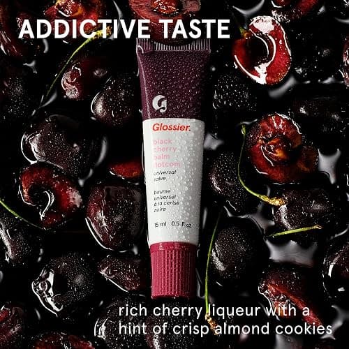 Glossier Balm Dotcom Hydrating Tinted Lip Balm - Universal Salve, Up to 12Hr Moisture for Dry Lips, Cuticles & Skin - Lanolin, Beeswax & Castor Oil - Black Cherry, Burgundy Tint, 15ml thumbnail 3
