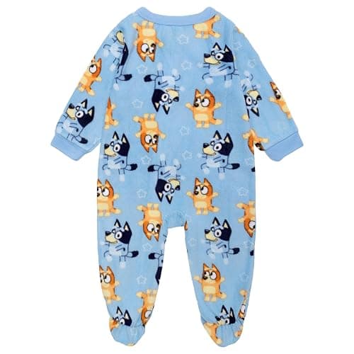 Bluey Boys' Footed Blanket Sleeper, Comfortable Pajamas, Soft & Cute for Kids thumbnail 4