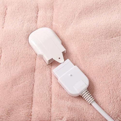 SmartLiving Luxury Heated Electric Throw Blanket – Super Soft Micro Fleece, 10 Heat Settings, Timer Control, Machine Washable, Energy-Efficient (Blush, 130X160CM) thumbnail 2