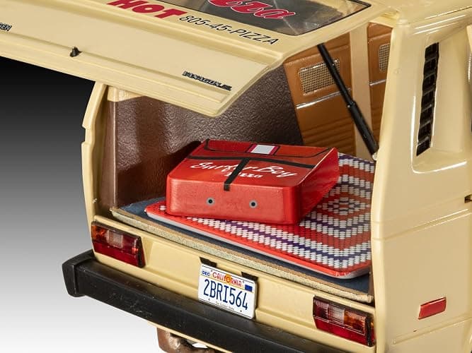 Revell 14559 Stranger Things VW T3 Surfer Boy Pizza Van 1:25 Scale 90-Piece Skill Level 3 Model Building Kit thumbnail 4