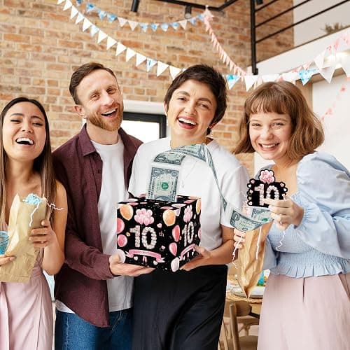 10th Birthday Surprise Gift, Happy Birthday Money Gift for Cash, 10th Birthday Gifts for Boys Girls, Birthday Party Decorations Supplies（with 35PCS Bags） thumbnail 2