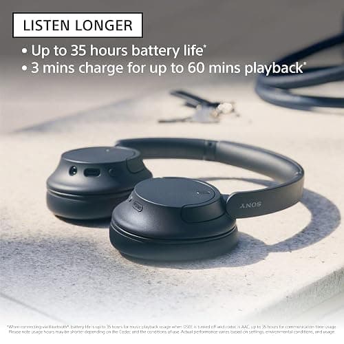 Sony WH-CH720N Noise Canceling Wireless Headphones Bluetooth Over The Ear Headset with Microphone and Alexa Built-in, White New thumbnail 5