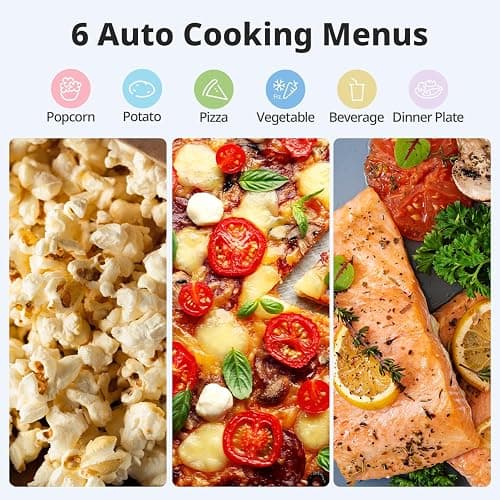 COMFEE' EM720CPL-PMB Countertop Microwave Oven with Sound On/Off, ECO Mode and Easy One-Touch Buttons, 0.7cu.ft, 700W, Black thumbnail 4