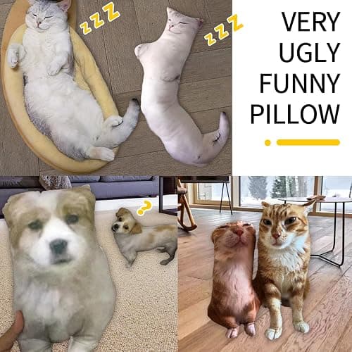 Ugly cat pillow thumbnail 7
