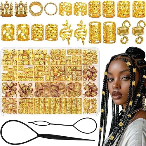 gold hair cuffs/accessories  - Image 1