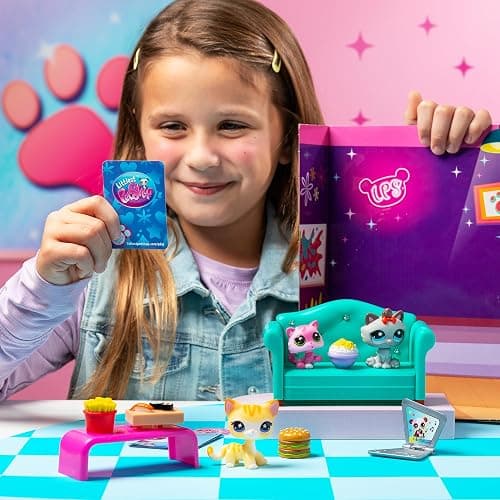 Littlest Pet Shop - Diner Dash Play Pack, Gen 7 Authentic LPS Bobble Head Toy Figure, Collectible Toy Animal, Ages 4+ - Amazon Exclusive thumbnail 2