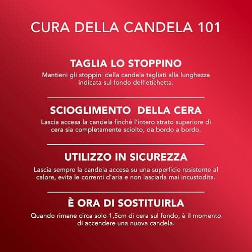 Yankee Candle Candela profumata in giara grande, Red Apple Wreath, Durata Fino a 150 Ore thumbnail 8