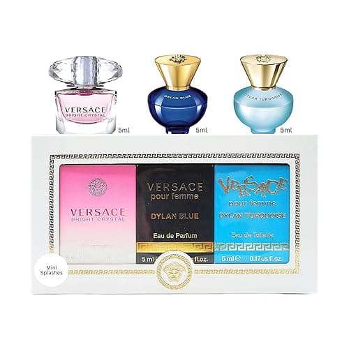 Versace Miniature Variety Trio Collection Perfume Gift Set for Women