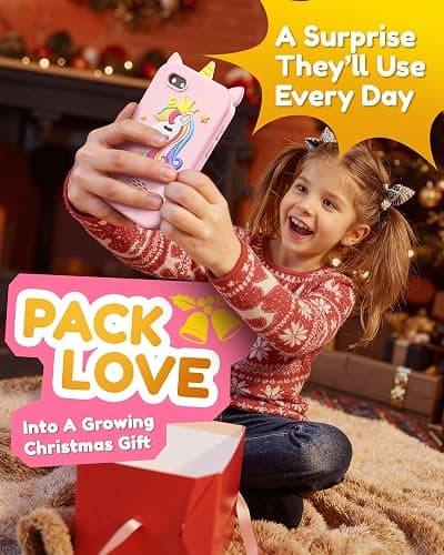 KOKODI Kids Smart Phone, Touchscreen HD Dual Camera Cell Phone for Kids, Christmas Birthday Gifts Dinosaur Child Play Phone for Girls 3-10, Travel Toy Preschool Learning Education Toy thumbnail 9