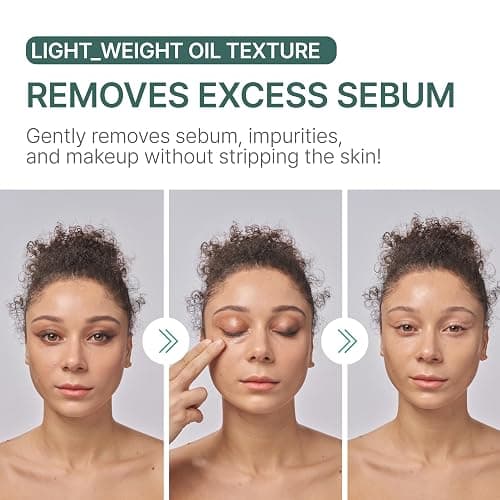Illiyoon Gentle Deep Cleansing Oil | Lightweight Facial Cleanser with Coconut Oil & AHA/BHA for Makeup, Fragrance-Free, Sebum & Blackhead Removal, Korean Skin Care, 8.45 fl.oz. thumbnail 5