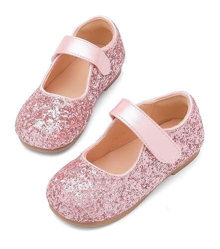 Nedaan Toddler Flower Girl Dress Shoes Mary Janes Flat thumbnail 6