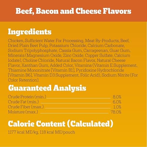 Pedigree Chopped Ground Dinner Adult Soft Wet Dog Food 30-Count Variety Pack, 3.5 oz Pouches thumbnail 6