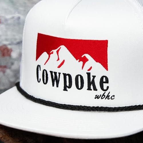 Whiskey Bent Hat Company Authentic 5-Panel Snapback Trucker Hat - Cowboy Killer 2.0 Cowpoke Embroidered Logo thumbnail 5