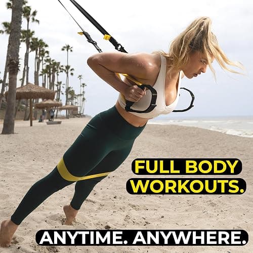 TRX All-In-One Home Gym System – Complete Suspension Training Kit for Strength Training, HIIT & Full-Body Workouts at Home or Outdoors, Includes Indoor & Outdoor Anchors thumbnail 2