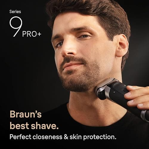 Braun Series 9 PRO+ Electric Shaver, Pro SensoAdapt, 6in1 SmartCare Center, 9697CC, Silver thumbnail 4