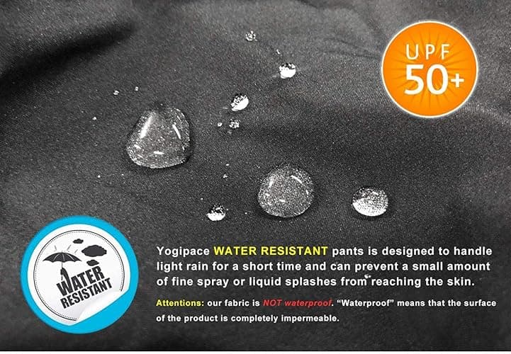 NUMBER 7 REALLY WANT Yogipace Women's Petite/Regular/Tall Lightweight Wrinkle Resistant Studio Travel Pants with UV Protection for Dance & Daily thumbnail 3