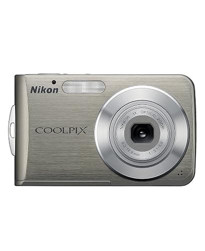 Nikon Coolpix S210 8MP Digital Camera with 3x Optical Zoom (Brushed Bronze) - Image 1