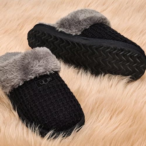 OOW Cozy House Slippers for Women with Memory Foam Fuzzy Shoes for Indoor thumbnail 3