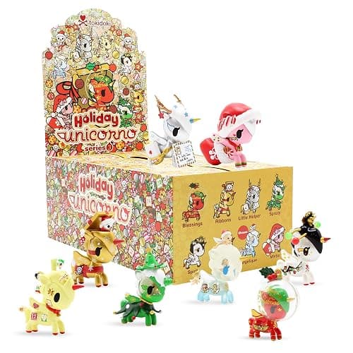 tokidoki - Holiday Unicorno Series 3 Blind Box – Collectible Mystery Figure – Cute Miniatures – Surprise Gift for Kids & Collectors – Random Unicorn Collectibles - 8 Pack - Image 1