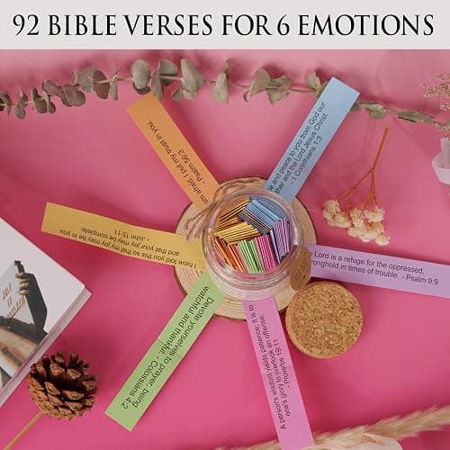 Bible Verses Jar for Women – Christian Gifts For Women, Color Coded Scripture Jar, Christian Valentine Gifts for Her thumbnail 5