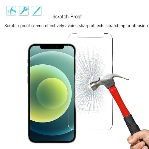Ailun Screen Protector for iPhone 12 / iPhone 12 Pro 2020 6.1 Inch 3 Pack Case Friendly Tempered Glass thumbnail 3