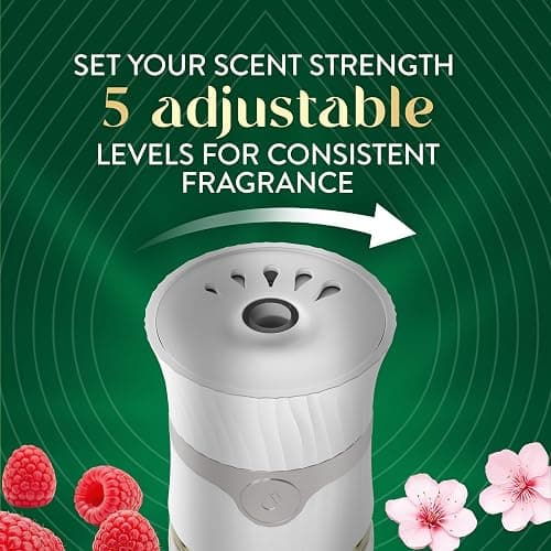 Air Wick Plug-In Scented Oil Refills, 4 Count, Cherry Blossom & Raspberry, Air Fresheners, Essential Oils thumbnail 9