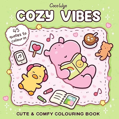 Cozy Vibes: Malbuch für Erwachsene, Teenager und Kinder (Cozy Spaces Coloring) (Cozy Malbücher, Band 4) - Image 1