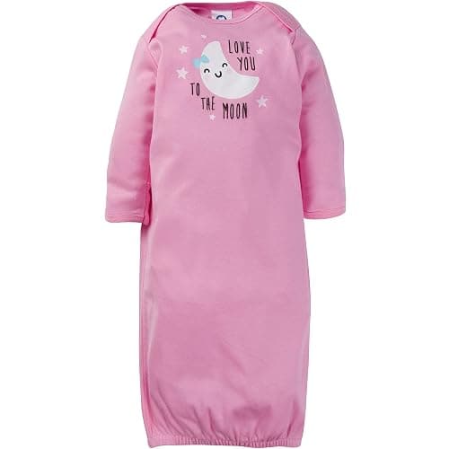 Gerber Baby Girls' 4-pack Sleeper Gown thumbnail 2