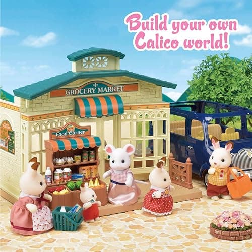 Calico Critters Grocery Market - Shop, Play, and Let Creativity Bloom!, Cream & Brown thumbnail 7